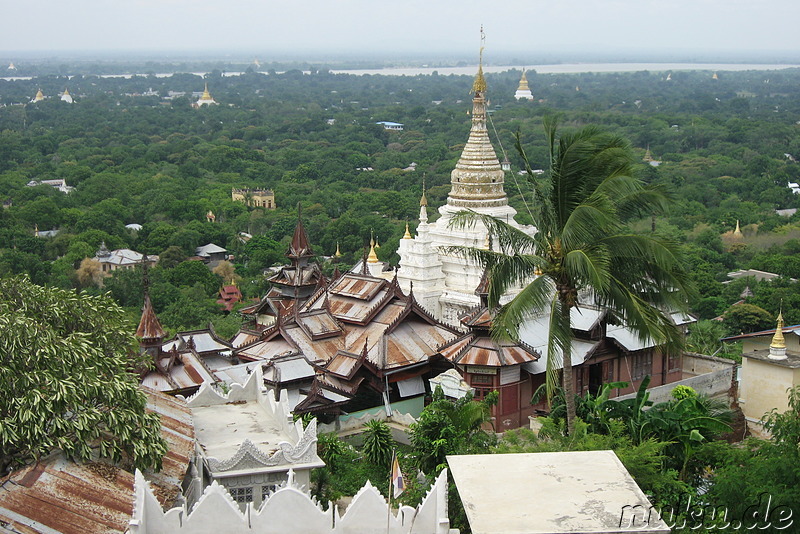 Sagaing Hill in Sagaing bei Mandalay, Myanmar