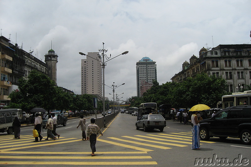 Sakura Tower in Yangon, Myanmar