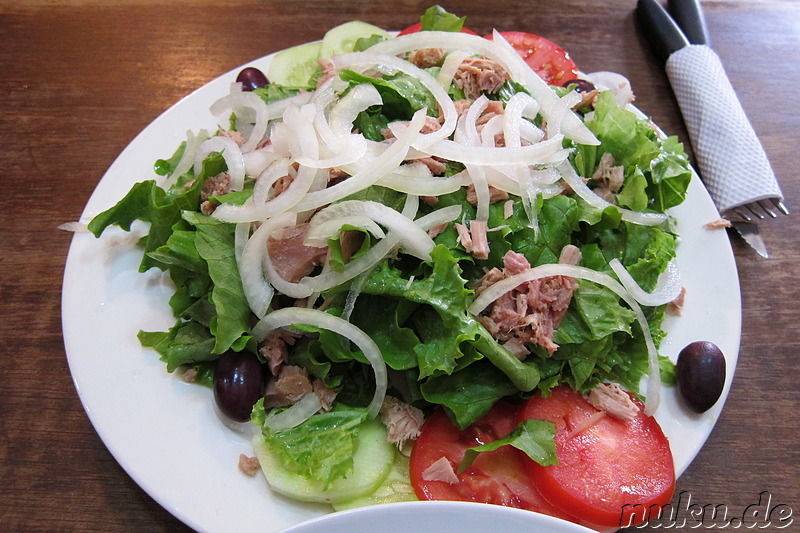 Salat in Lunas Restaurant, La Paz, Bolivien