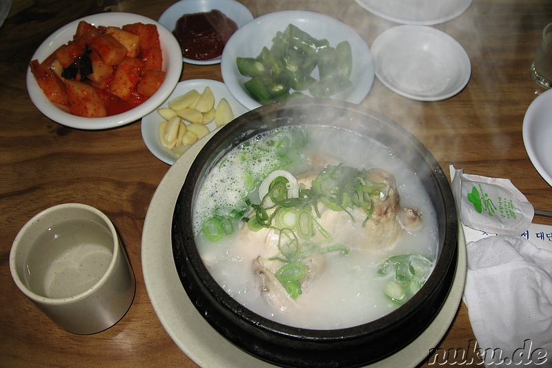 Samgyetang - Hühnchen-Ginseng-Suppe