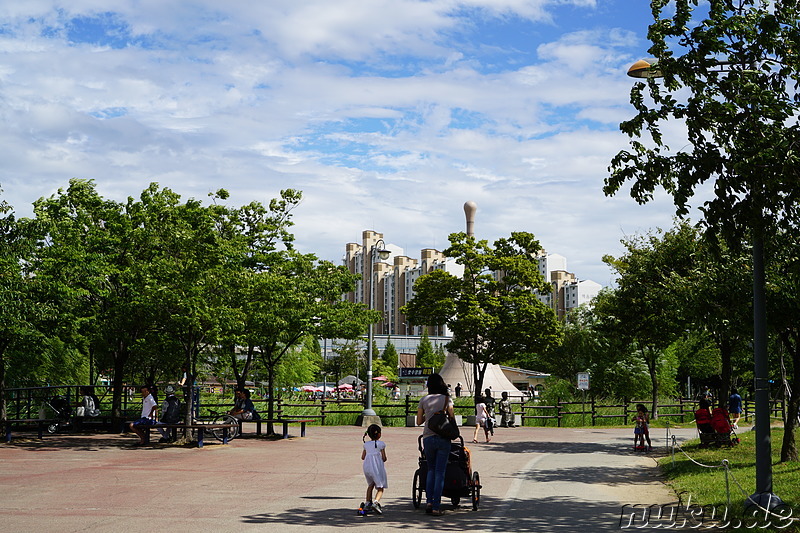 Sangdong Lake Park in Bupyeong, Incheon, Korea