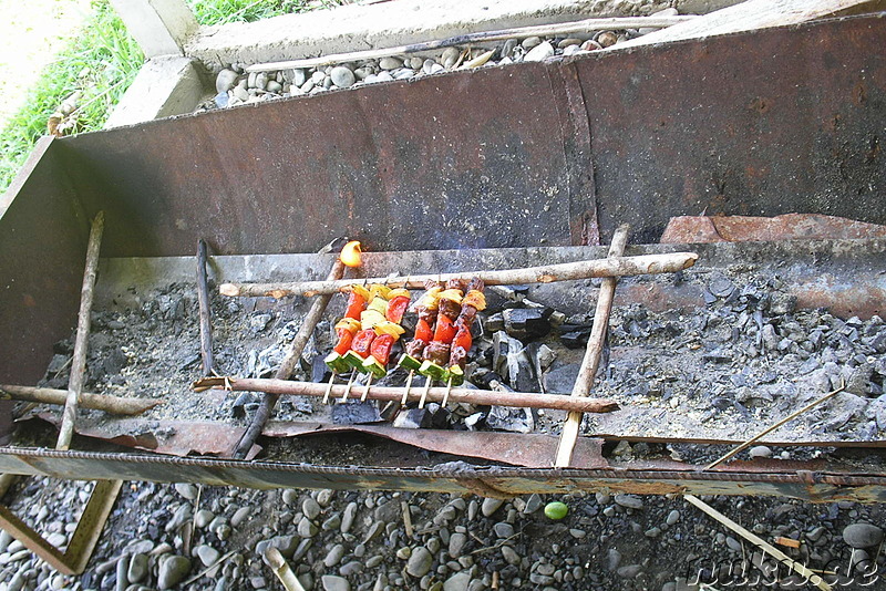 Saschlik auf dem Grill