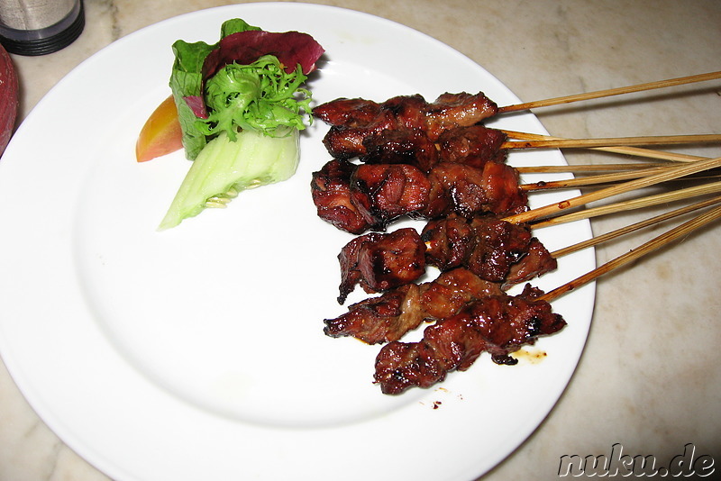 Satay - Indonesisches Fleischspiess