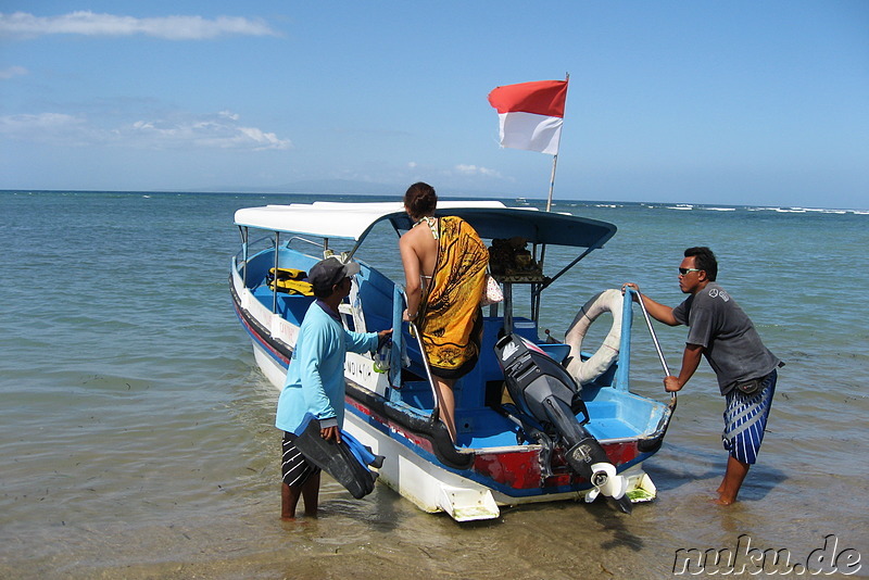 Schnorcheln in Sanur, Bali, Indonesien