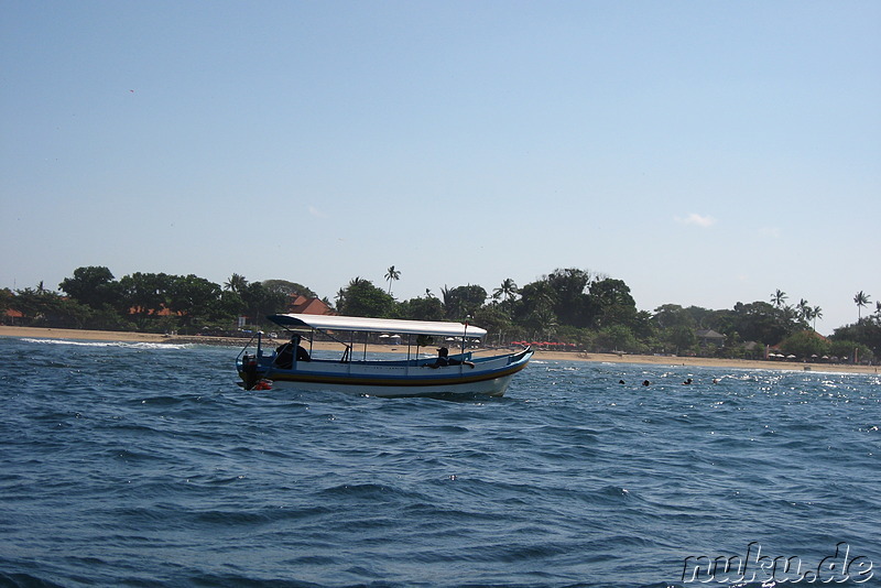 Schnorcheln in Sanur, Bali, Indonesien