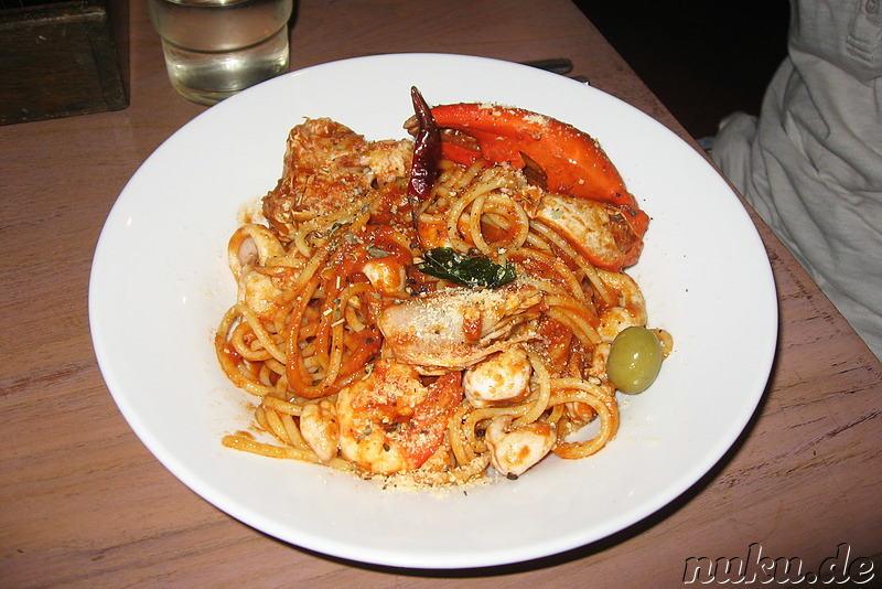 Seafood-Pasta - Cafe Dibar, Yangon, Myanmar