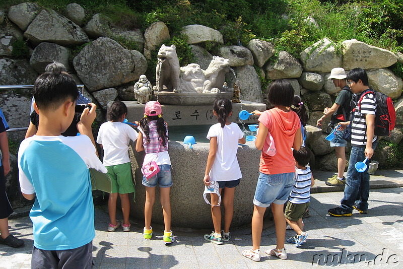 Seokguram-Grotte, Gyeongju, Korea