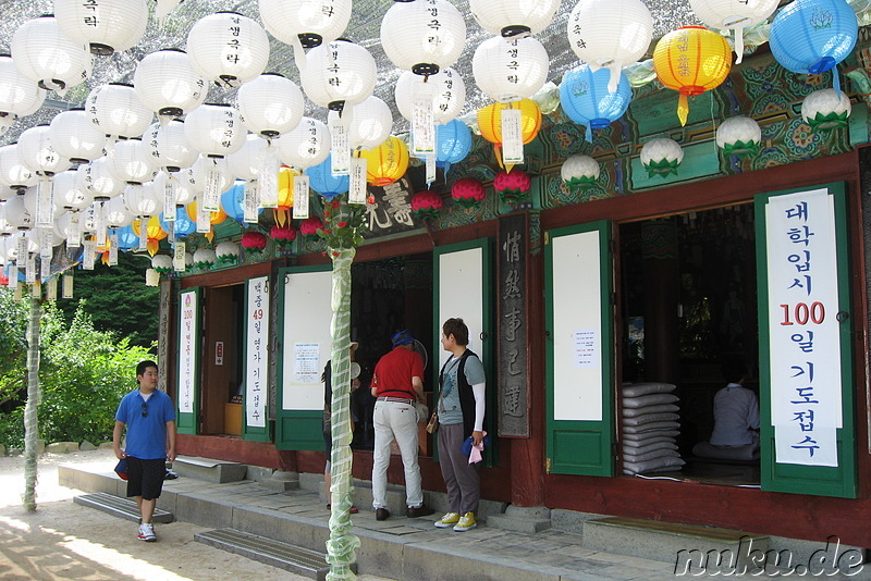 Seokguram-Grotte, Gyeongju, Korea