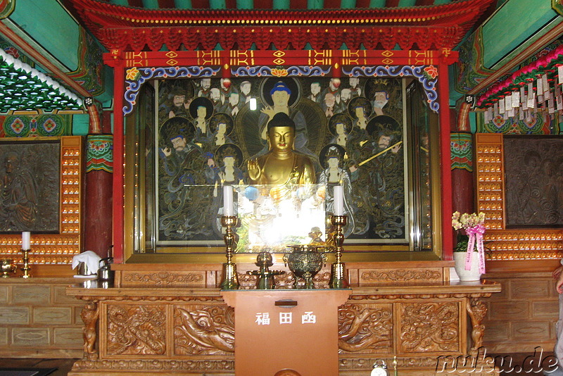 Seokguram-Grotte, Gyeongju, Korea