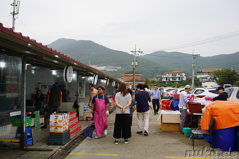 Seondu Orieo Markt (선두5리어시장) auf der Insel Ganghwado, Korea