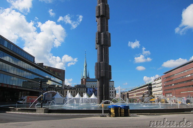 Sergels Torg in Stockholm, Schweden