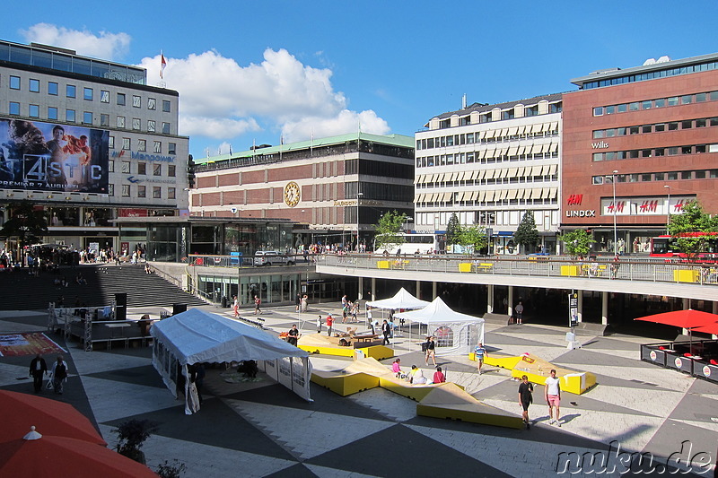 Sergels Torg in Stockholm, Schweden