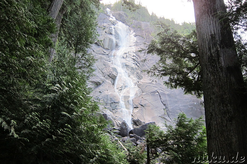 Shannon Falls in British Columbia, Kanada