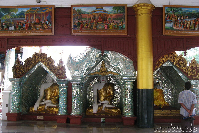 Shwe Dagon Pagoda - Tempel in Yangon, Myanmar