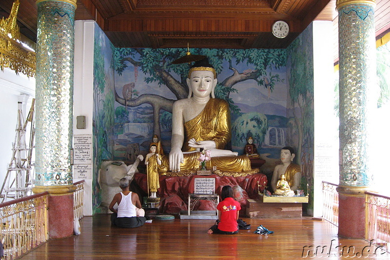 Shwe Dagon Pagoda - Tempel in Yangon, Myanmar