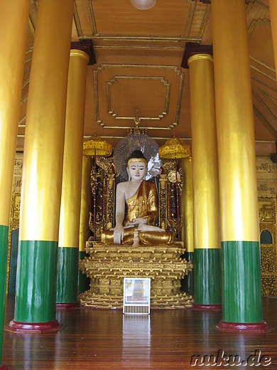 Shwe Dagon Pagoda - Tempel in Yangon, Myanmar