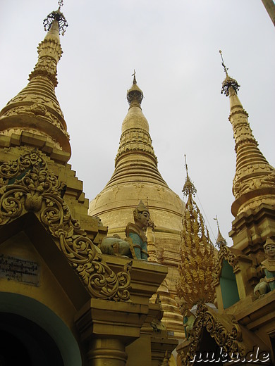 Shwe Dagon Paya - Tempel in Rangun, Birma