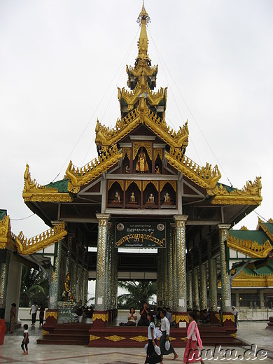 Shwe Dagon Paya - Tempel in Rangun, Birma