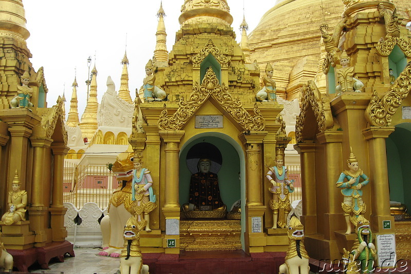 Shwe Dagon Paya - Tempel in Rangun, Birma