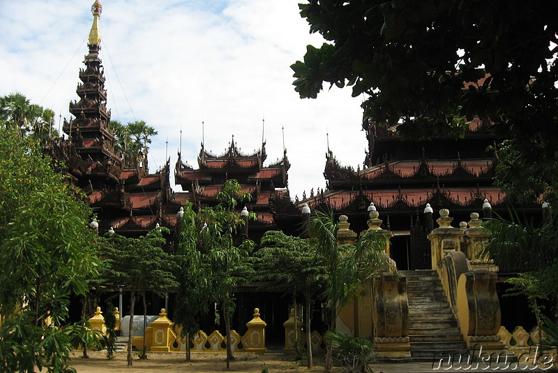 Shwe In Bin Kyaung - Kloster in Mandalay, Myanmar