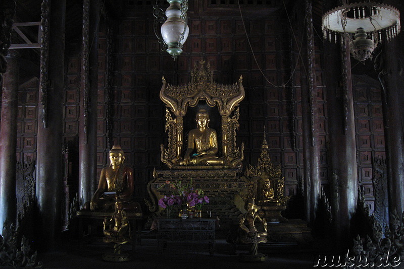 Shwe In Bin Kyaung - Kloster in Mandalay, Myanmar