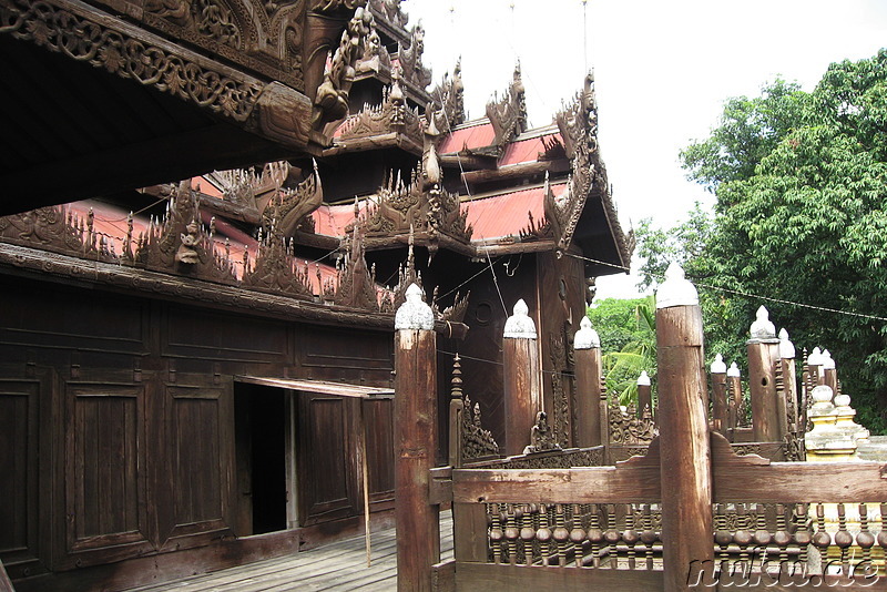 Shwe In Bin Kyaung - Kloster in Mandalay, Myanmar