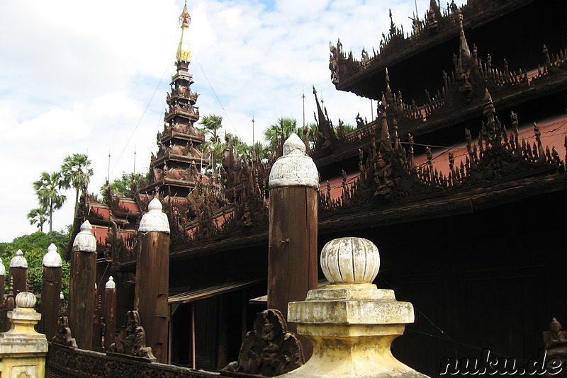 Shwe In Bin Kyaung - Kloster in Mandalay, Myanmar