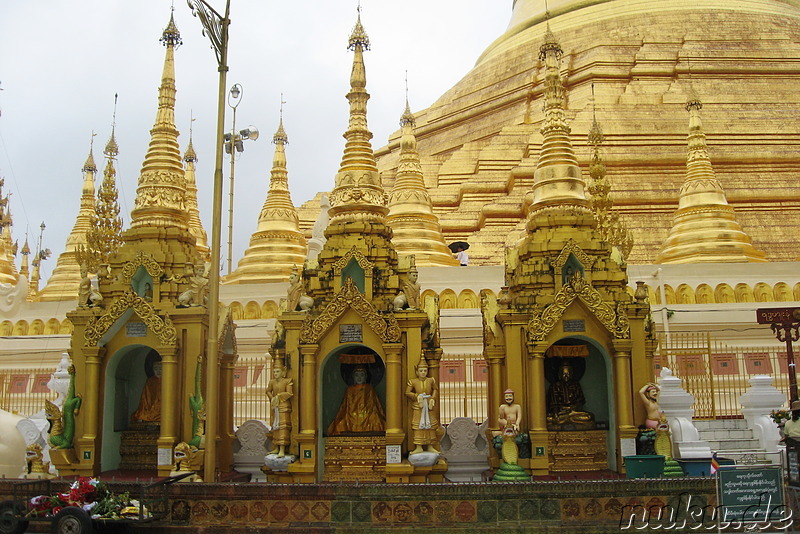 Shwedagon Paya - Tempel in Yangon, Myanmar