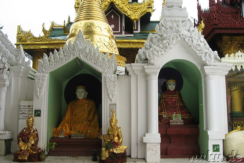 Shwedagon Paya - Tempel in Yangon, Myanmar