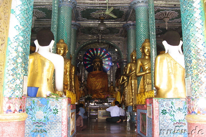 Shwedagon Paya - Tempel in Yangon, Myanmar