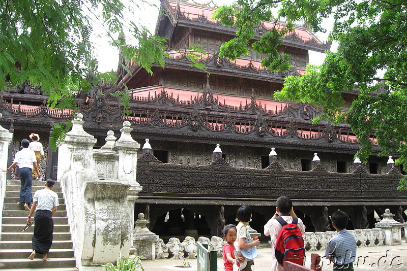 Shwenandaw Kyaung - Kloster in Mandalay, Myanmar