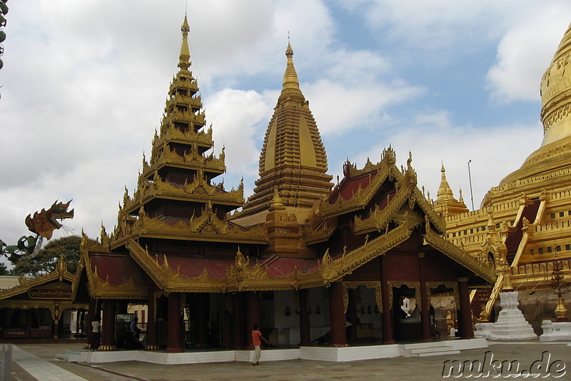 Shwezigon Paya - Tempel in Bagan, Myanmar