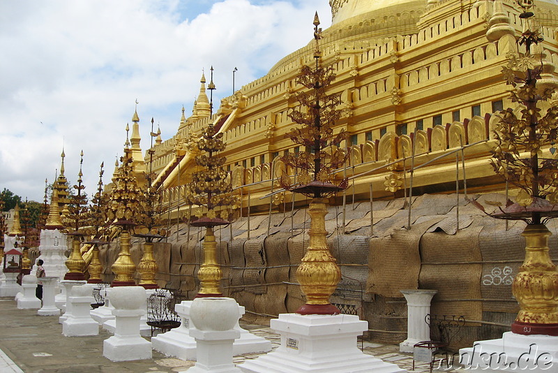 Shwezigon Paya - Tempel in Bagan, Myanmar