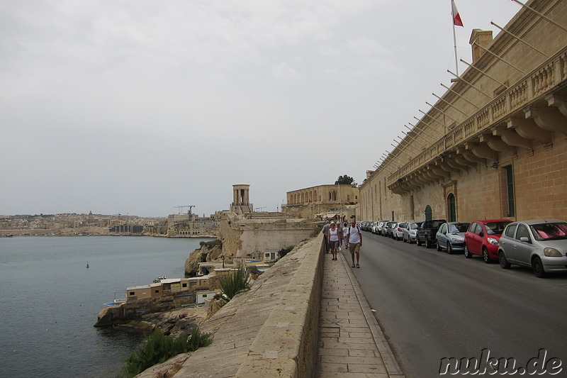 Siege Bell Memorial in Valletta, Malta