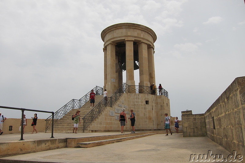 Siege Bell Memorial in Valletta, Malta