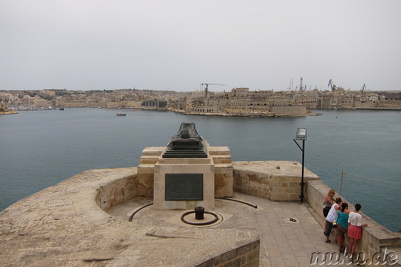 Siege Bell Memorial in Valletta, Malta