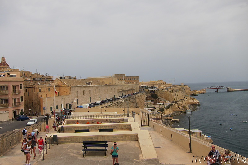 Siege Bell Memorial in Valletta, Malta