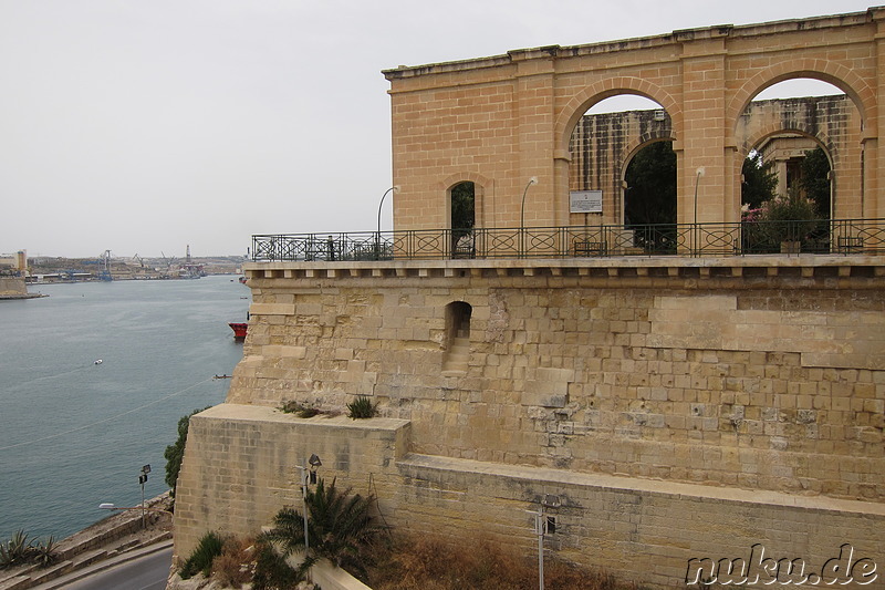 Siege Bell Memorial in Valletta, Malta