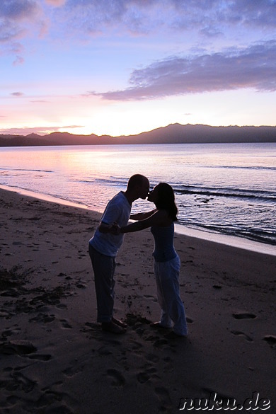 Sonnenuntergang am Traumstrand, Philippinen