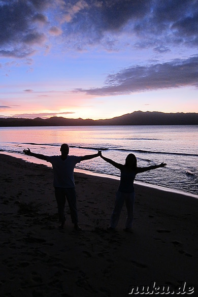 Sonnenuntergang am Traumstrand, Philippinen