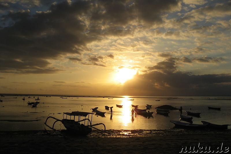 Sonnenuntergang auf Nusa Lembongan, Indonesien