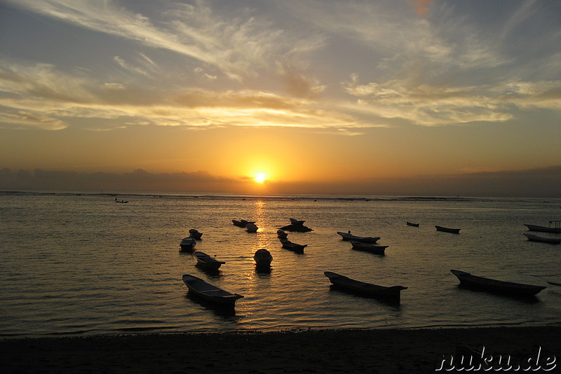 Sonnenuntergang auf Nusa Lembongan, Indonesien