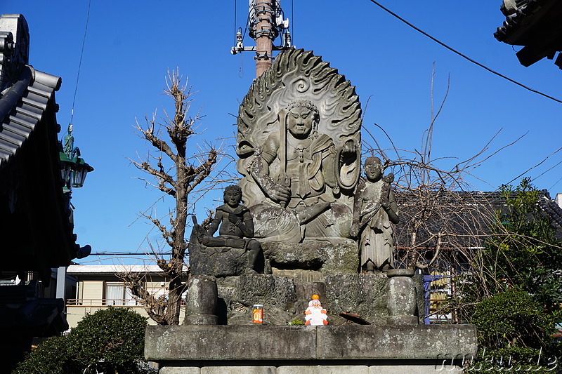 Spaziergang durch Kawagoe, Japan