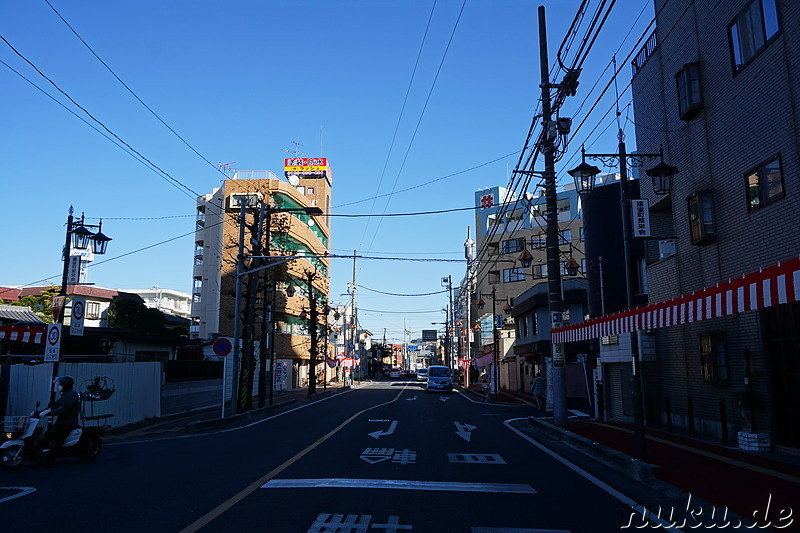 Spaziergang durch Kawagoe, Japan