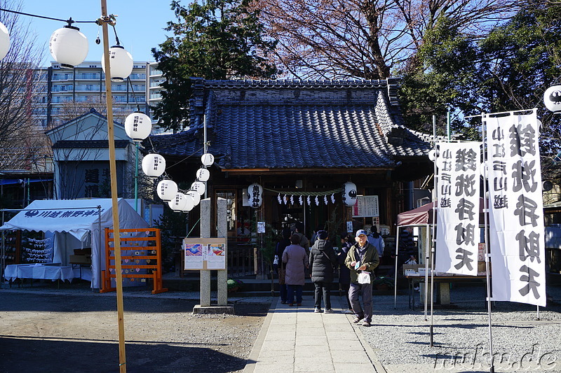 Spaziergang durch Kawagoe, Japan