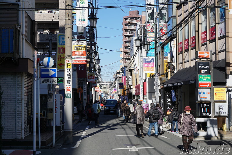 Spaziergang durch Kawagoe, Japan