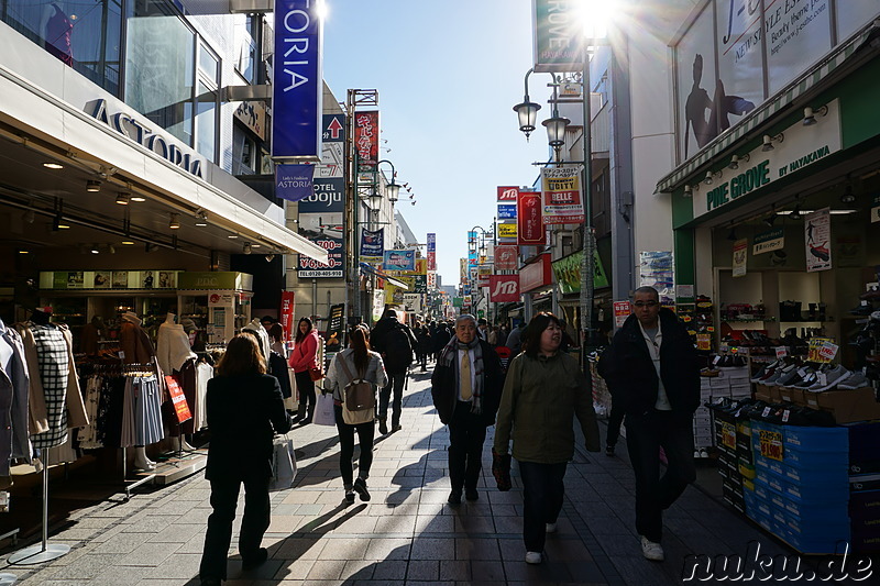 Spaziergang durch Kawagoe, Japan