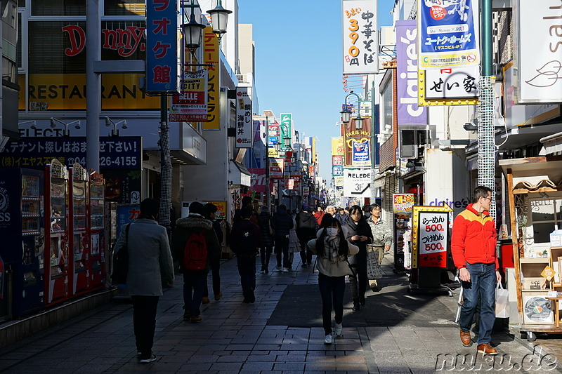 Spaziergang durch Kawagoe, Japan