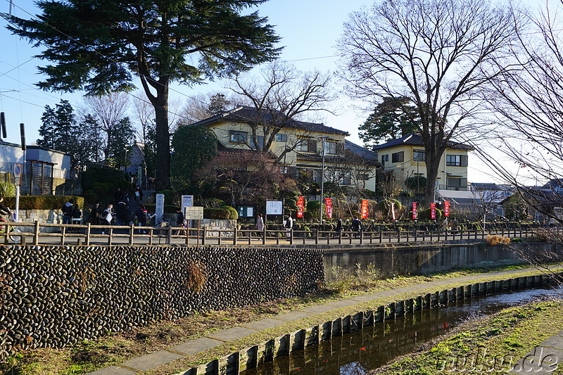 Spaziergang durch Kawagoe, Japan