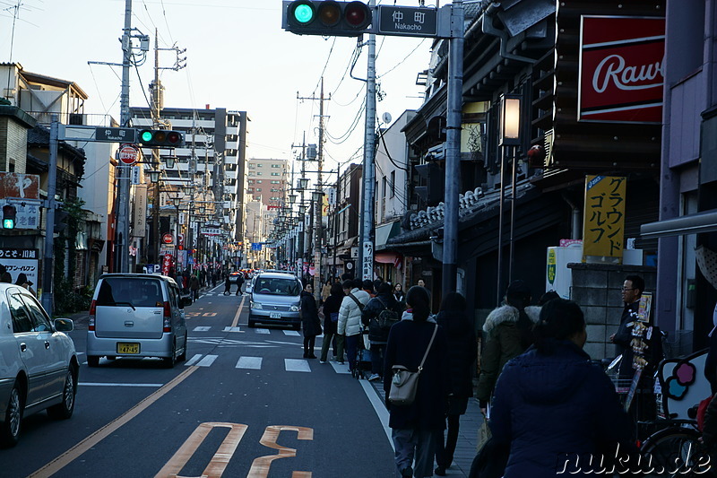 Spaziergang durch Kawagoe, Japan